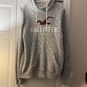 Hollister Hoodie - size Medium Heather Gray